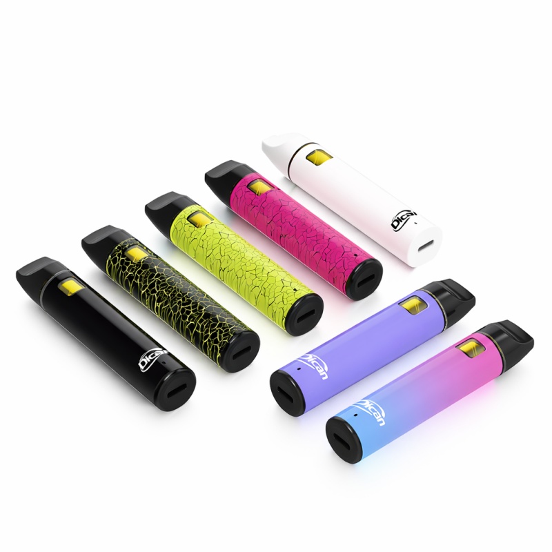 Stylo vape de cannabis jetable postless pour huiles de résine vivante et de colophane