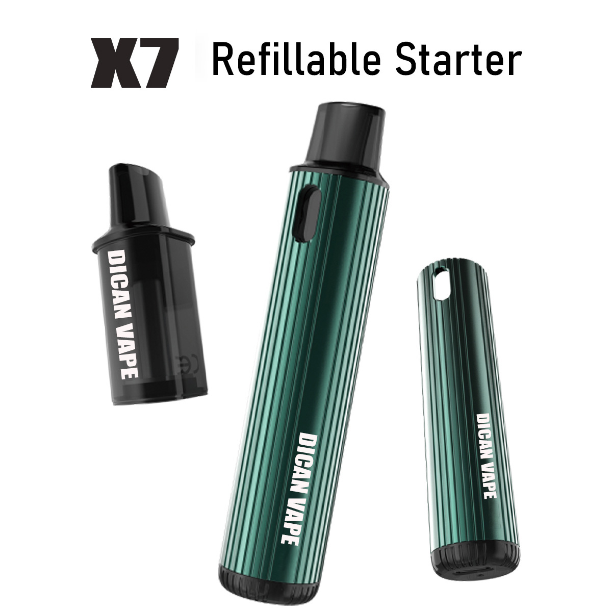 X7 Premium Rechargeable Pod Disposable Vape Starter